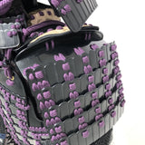 【O-021】Ancient purple thread laced Iyo-style two-piece cuirass armor：古代紫糸威伊予二枚胴具足