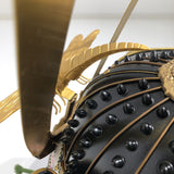 【O-027-K】Yomogi thread laced diamond laced two-piece cuirass armor (helmet only)：蓬糸威菱綴二枚胴具足（兜のみ）