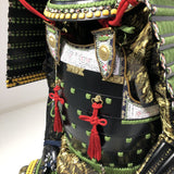【O-027】Mugwort-Colored Thread Laced Diamond Stitch Two-Piece Cuirass Armor：蓬糸威菱綴二枚胴具足