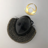 【O-031-K】Kashidori thread laced two-piece cuirass armor (helmet only)：樫鳥糸威二枚胴具足（兜のみ）
