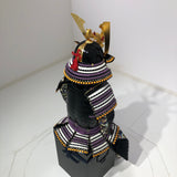 [C-009] Fuji-white thread-dyed black Iyo-fuda (child's armor)