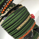 【O-019】Ancient Mugwort Thread Laced Small Plate Two-Piece Cuirass Armor：古代蓬糸威小札二枚胴具足