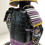 [C-009] Fuji-white thread-dyed black Iyo-fuda (child's armor)