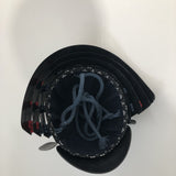 【O-055-K】Navy and Red Thread Laced Munetori Black Barrel-shaped Two-piece Dou Armor (Juunikoma) (Helmet Only)：紺赤糸威胸取黒桶側二枚胴具足（十二間）（兜のみ）