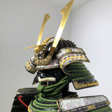 【O-027】Mugwort-Colored Thread Laced Diamond Stitch Two-Piece Cuirass Armor：蓬糸威菱綴二枚胴具足