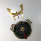 【O-027-K】Yomogi thread laced diamond laced two-piece cuirass armor (helmet only)：蓬糸威菱綴二枚胴具足（兜のみ）