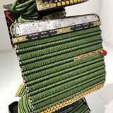 【O-027】Mugwort-Colored Thread Laced Diamond Stitch Two-Piece Cuirass Armor：蓬糸威菱綴二枚胴具足