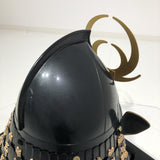 【O-023-K】Woodpecker thread laced vertical joined two-piece cuirass armor (helmet only)： 啄木糸威縦矧二枚胴（兜のみ）