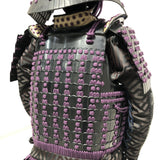 【O-021】Ancient purple thread laced Iyo-style two-piece cuirass armor：古代紫糸威伊予二枚胴具足
