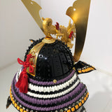 [C-009] Fuji-white thread-dyed black Iyo-fuda (child's armor)
