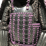 【O-021】Ancient purple thread laced Iyo-style two-piece cuirass armor：古代紫糸威伊予二枚胴具足