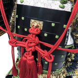 【O-027】Mugwort-Colored Thread Laced Diamond Stitch Two-Piece Cuirass Armor：蓬糸威菱綴二枚胴具足