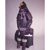 【O-021】Ancient purple thread laced Iyo-style two-piece cuirass armor：古代紫糸威伊予二枚胴具足