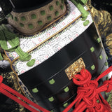 【O-027】Mugwort-Colored Thread Laced Diamond Stitch Two-Piece Cuirass Armor：蓬糸威菱綴二枚胴具足