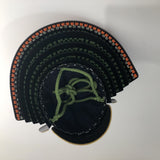 【O-019-K】Ancient yomogi thread laced small plate two-piece cuirass armor (helmet only)：古代蓬糸威小札二枚胴（兜のみ）