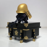[Y-044-K] Tokugawa Ieyasu gold-plated head shape (medium) (helmet only)