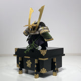 【O-027-K】Yomogi thread laced diamond laced two-piece cuirass armor (helmet only)：蓬糸威菱綴二枚胴具足（兜のみ）