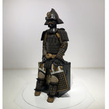 【O-069】Black thread laced chest-fastened ridge two-piece cuirass armor：黒糸威胸取鎬二枚胴具足