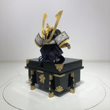 【O-024-K】Deep navy blue thread laced Buddha two-piece cuirass armor (helmet only)：紺糸威仏ニ枚胴（兜のみ）