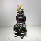 [C-009] Fuji-white thread-dyed black Iyo-fuda (child's armor)