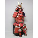 【O-038】Red Thread Laced Large Sleeved Red Two-Piece Cuirass Armor：赤糸威大袖赤二枚胴具足