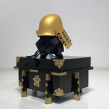 [Y-045-K] Tokugawa Ieyasu gold-plated head shape (small) (helmet only)