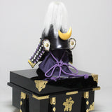 【O-039-K】Wisteria white thread laced raised fur two-piece cuirass armor (helmet only)：藤白糸威毛立二枚胴具足（兜のみ）