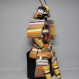 【O-025】Various Colors Thread Laced Chest-Covering Hotoke Two-Piece Cuirass Armor：色々威胸取仏二枚胴具足