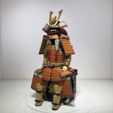 【O-006】Gold Small Plate Scarlet Laced Two-Piece Cuirass Armor：金小札緋威二枚胴具足