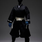 [B-032] Yoroi Hitatare (armor undergarment), cotton (dark navy)：鎧直垂・綿　(濃紺)