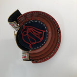 【O-038-K】Red thread laced large-sleeved red two-piece cuirass armor (helmet only)：赤糸威大袖赤二枚胴具足（兜のみ）