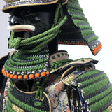 【O-019】Ancient Mugwort Thread Laced Small Plate Two-Piece Cuirass Armor：古代蓬糸威小札二枚胴具足