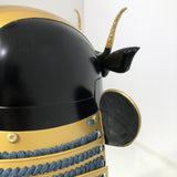 【O-032】Navy Blue Laced Chest-Covering Two-Piece Cuirass Armor：紺糸威胸取二枚胴具足