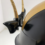 【O-032】Navy Blue Laced Chest-Covering Two-Piece Cuirass Armor：紺糸威胸取二枚胴具足