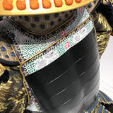 【O-032】Navy Blue Laced Chest-Covering Two-Piece Cuirass Armor：紺糸威胸取二枚胴具足