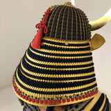 【O-020】Navy Blue Thread Laced Sewn-Extended Two-Piece Cuirass Armor：紺糸縫延二枚胴具足