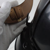 【O-055-K】Navy and Red Thread Laced Munetori Black Barrel-shaped Two-piece Dou Armor (Juunikoma) (Helmet Only)：紺赤糸威胸取黒桶側二枚胴具足（十二間）（兜のみ）