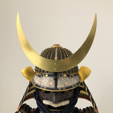 【O-020】Navy Blue Thread Laced Sewn-Extended Two-Piece Cuirass Armor：紺糸縫延二枚胴具足