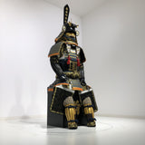 【O-032】Navy Blue Laced Chest-Covering Two-Piece Cuirass Armor：紺糸威胸取二枚胴具足