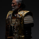 [B-057] Marutake Gold Brocade Jinbaori – Long-Length Style