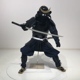 【O-075】Dark blue lacing black lacquered two-plate cuirass Jidai Festival set：濃紺糸威黒桶側二枚胴　時代祭りセット