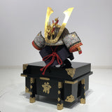【O-006-K】Gold small plate laced scarlet two-piece cuirass armor (helmet only)：金小札緋威二枚胴（兜のみ）