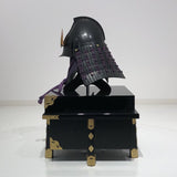 【O-021-K】Purple thread laced Iyo two-piece cuirass armor (helmet only)：紫糸威伊予二枚胴（兜のみ）