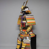 【O-025】Various Colors Thread Laced Chest-Covering Hotoke Two-Piece Cuirass Armor：色々威胸取仏二枚胴具足