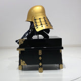 [Y-044-K] Tokugawa Ieyasu gold-plated head shape (medium) (helmet only)
