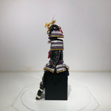 [C-009] Fuji-white thread-dyed black Iyo-fuda (child's armor)