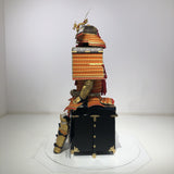 【O-006】Gold Small Plate Scarlet Laced Two-Piece Cuirass Armor：金小札緋威二枚胴具足