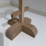 [A-013] Kabuto stand white wood (for adults)