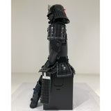 【O-036】Black Thread Laced Vertical Seam Two-Piece Cuirass Armor：黒糸威縦矧二枚胴具足