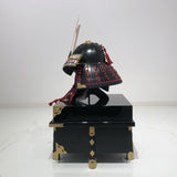 【O-048-K】Red Thread Laced Iyo-sugake Two-piece Dou Armor (Helmet Only)：赤糸威伊予素懸二枚胴具足（兜のみ）